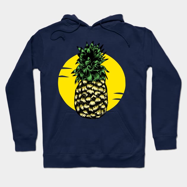 Pineapple yellow Hoodie by Winshop